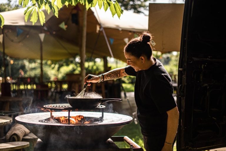 foodtruck BBQ op locatie